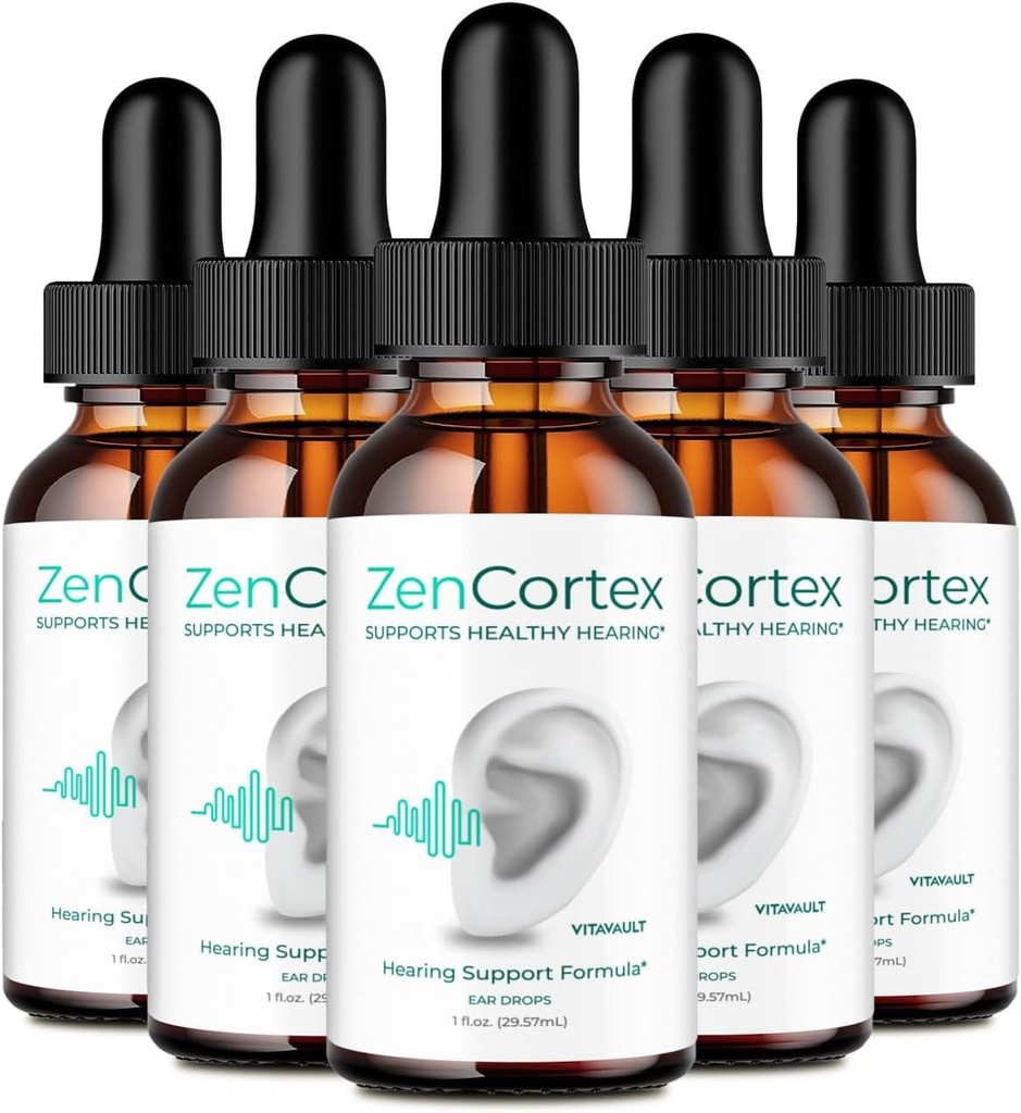 ZenCortex Tinnitus 环耳滴滴水救济,ZenCortex Tinnitus 补充 ZenCortex 健康耳滴水支持补充 - 最大强度高级公式 ZenCortex 滴水审查 (5 Pack)