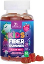 Kids Fiber Gummys 4g – 消化健康,常态和免疫支持的生前纤维补充剂 – 糖自由与植物基纤维 – 天然草莓 Flavor – Vegan, Gluten-Free – 60 Gummys