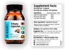 DR WAKDE的Trikatu Capsules(60 Veg Caps,植物补充品,Ayurvedic Herb, All Natural, Vegan).