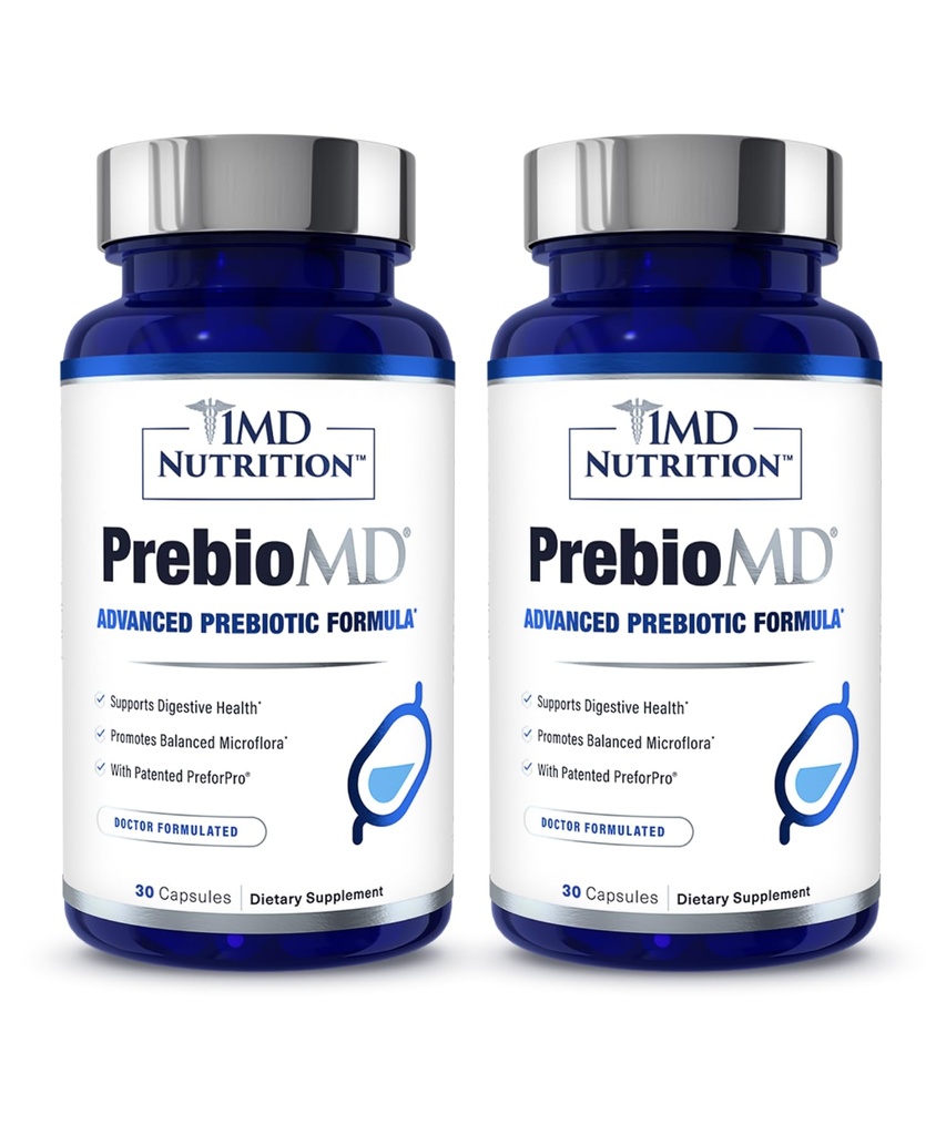 1MD 营养 PreBioMD - Prebiotic with PreforPro - 支持健康消化和有益细菌