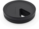 旅行RX Pill Case by Type Two Labs – Weekly 7 Day Pill Box, Purses 或 Pockets 的压缩磁性Pill组织者, Rugged Daily Caddy holds Vitamins, 补充品, Medication. (恶臭黑.