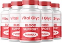 (5 Pack) Virtual Glyc Capsules, Official Blood Support Formation, Blood Ships cleaner, Glyco 优化药丸, 支持整体健康与健康, 生命补充粉(300 Capsules)