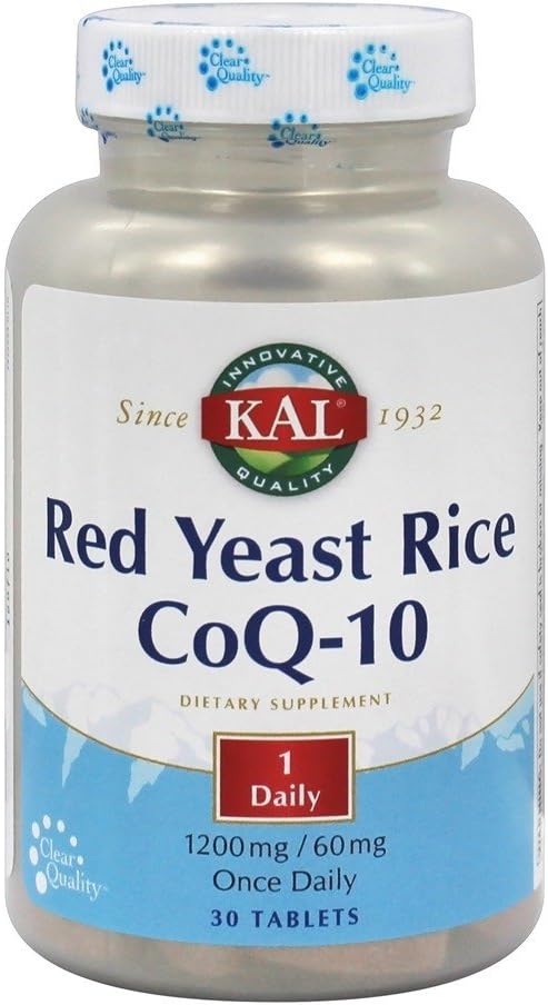 红酵母大米 CoQ10 一次日报 Kal 30 Tabs