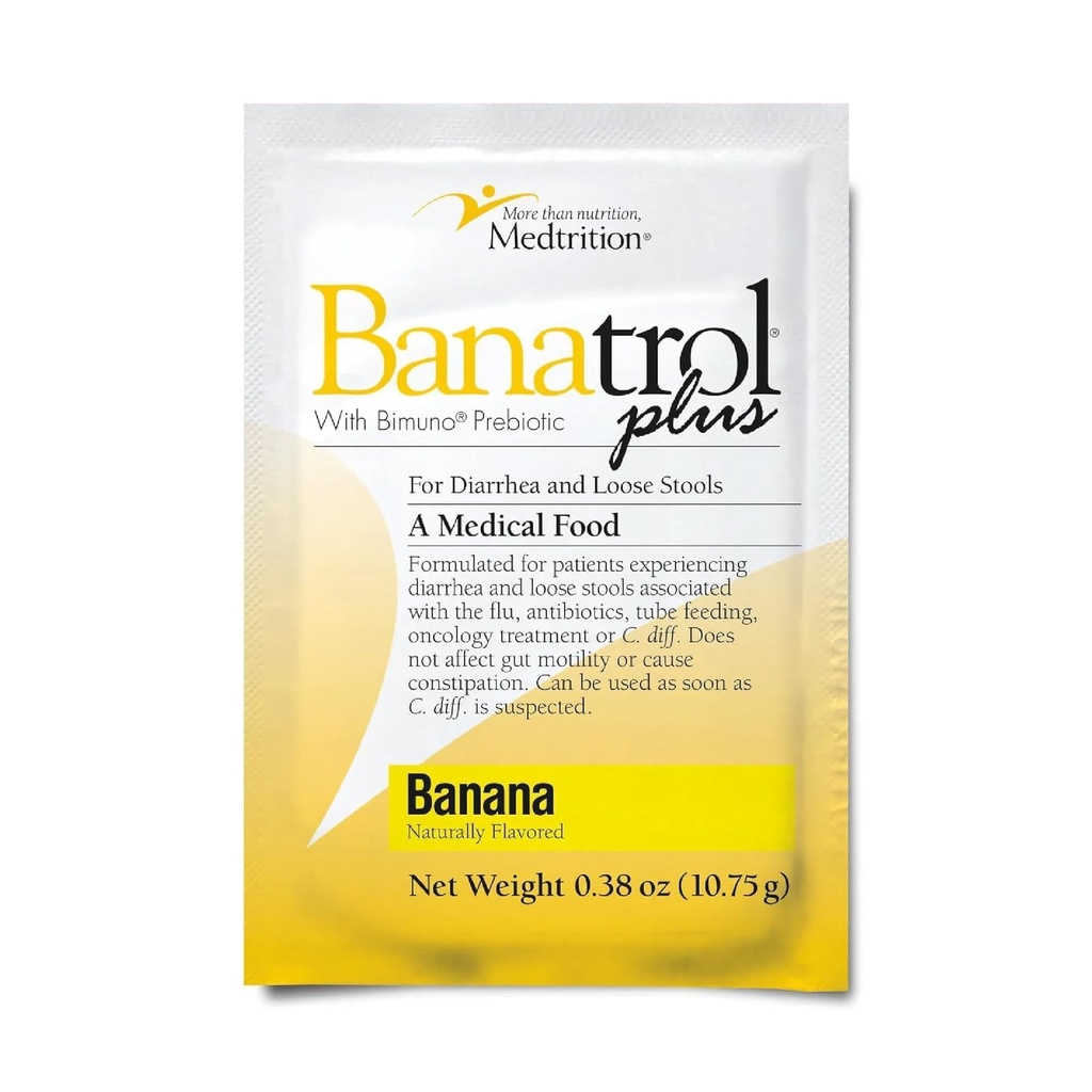 Banatrol® 天然抗痢药物先天性抗痢药物,抗慢性痢疾,IBS,复发痢疾,临床辅助医疗食品,非便秘,25名服务员(Banana)