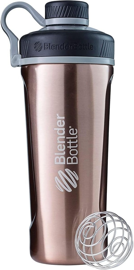 BlenderBottle Radian Shaker Cup 绝缘无色钢水瓶配电威斯克,26-Ounce,铜