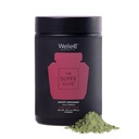 WelleCo The Super Elixir Daily Greens Powder, Probiotic Drink 混合全食, Gluten Free, Vegan Gut 健康粉,能源,豁免,健康皮肤,头发和钉子(300g,混合莓)
