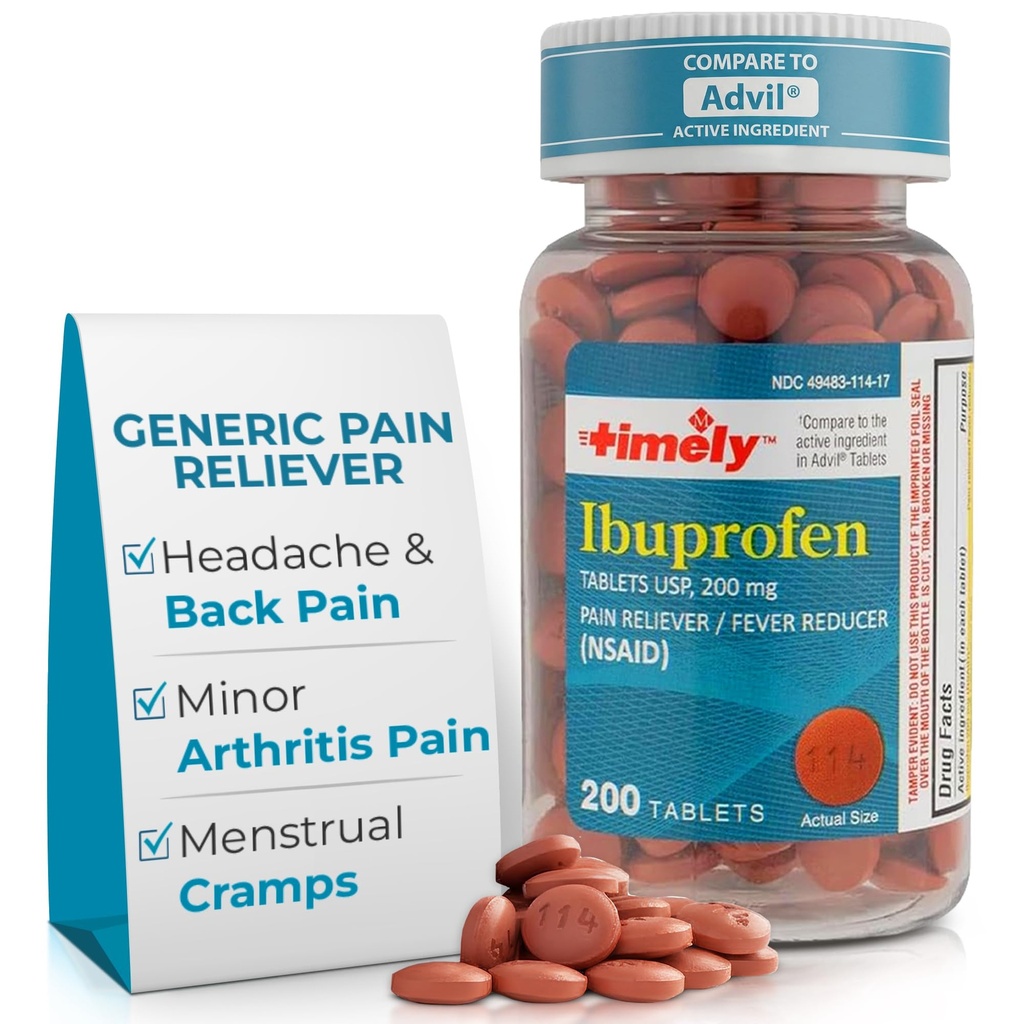 (原始内容存档于2018-09-29). Time -CAP LABS, INC. 及时Ibuprofen 200 mg 200 片 -- -- (NSAID)头痛、月经疼痛、牙痛、肌肉疼痛、关节炎疼痛、身体疼痛的止痛药