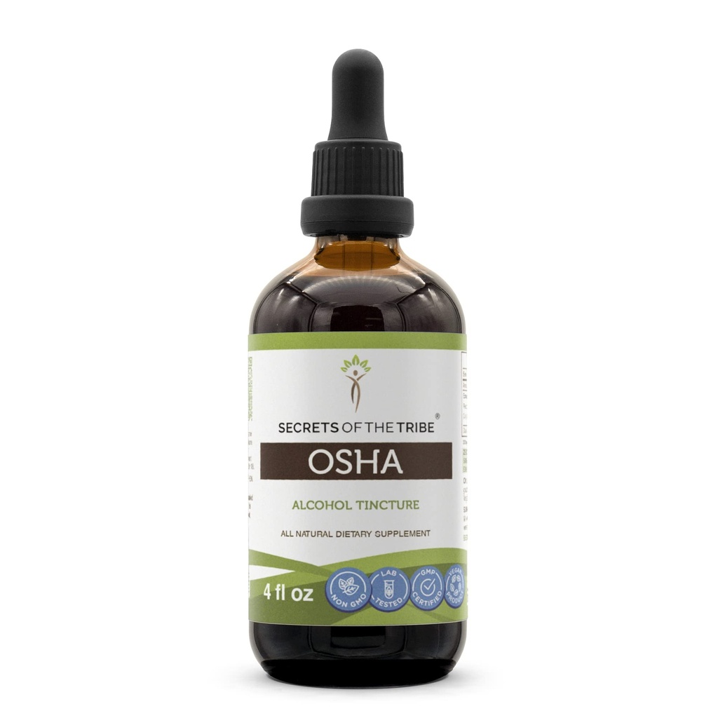 Tincture 酒精提取、负责任耕作的 OSHA (Ligusticum porteri) 干根 4 OZ