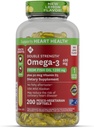 鱼油公司成员Mark 600mg Omega-3 含50mcg维生素D3(200 count)