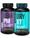Jacked Factory Lean PM Night Time Fat Burner,睡眠援助补充剂, & Appetite 抑制剂(60 Capsules) & Dry-XT 减重水分泌药(60 Capsules)
