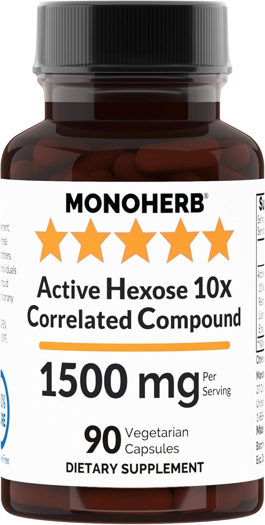 MONOHERB 活性肝脏 10x 相关化合物, 1500 mg - 30 mg - 30 services - 90 mcassules 500 mg/capsule