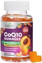 CoQ10 成人的Gummys 100mg - 3X 强度,高吸收,抗氧化剂 心脏健康支持和能量生产补充,Ultra Coenzyme Q10 维生素,Coq 10 补充 - 60 CoQ10 Gummys