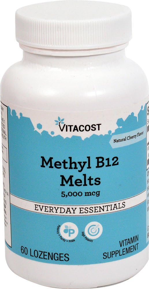 Vitacost Methyl B-12 亚语 -- -- 5000毫微克 -- -- 60洛赞格