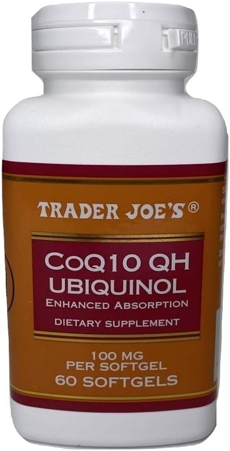贸易商Joe的CoQ10 QH UBIQUINOL 增强吸附100mg 60软胶
