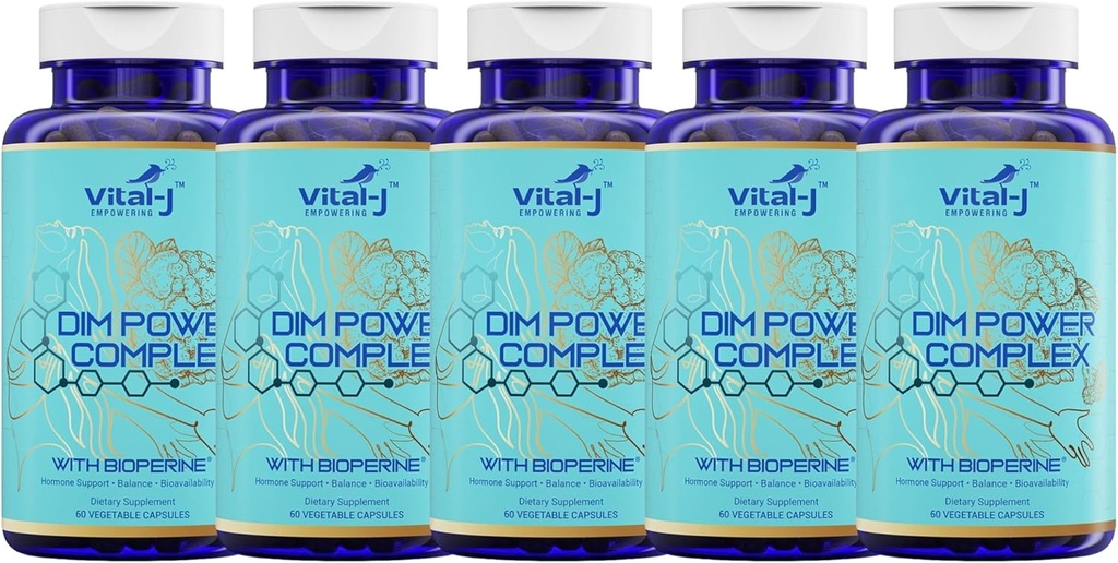 4-in-1 DIM Potent Complex 300mg -- -- 雌激素平衡和代谢、能量和更年期支持补充剂,配有生物丙烯(x4)、钙和布朗科利提取剂 -- -- 供妇女和男子使用