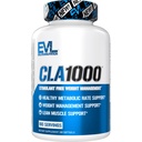 配制的Linoleic酸CLA药丸 - CLA 1000mg 减肥药丸 支持体重损失脂肪燃烧精液和更快代谢药丸 - 兴奋剂免费 CLA 1000mg Safflower Based Fat Loss 支持药丸 - 180