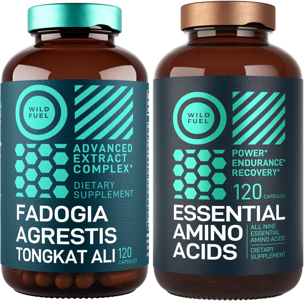 WILD FUEL FADGIA Tongkat Ali 补充剂和基本氨基酸 肌肉和力量支持包