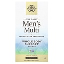 Solgar One Daily Men的多维特敏全体支持补编,高吸附延迟发布 1 Daily 多维特敏Capsules for Men - Immune心脏能量压力与肌肉健康,60种服务