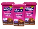 Viactiv Max Formula Calcium +Vitamin D3 Supplement for Bone Health Milk Chocolate, 100 Soft Chews - 3 Pack