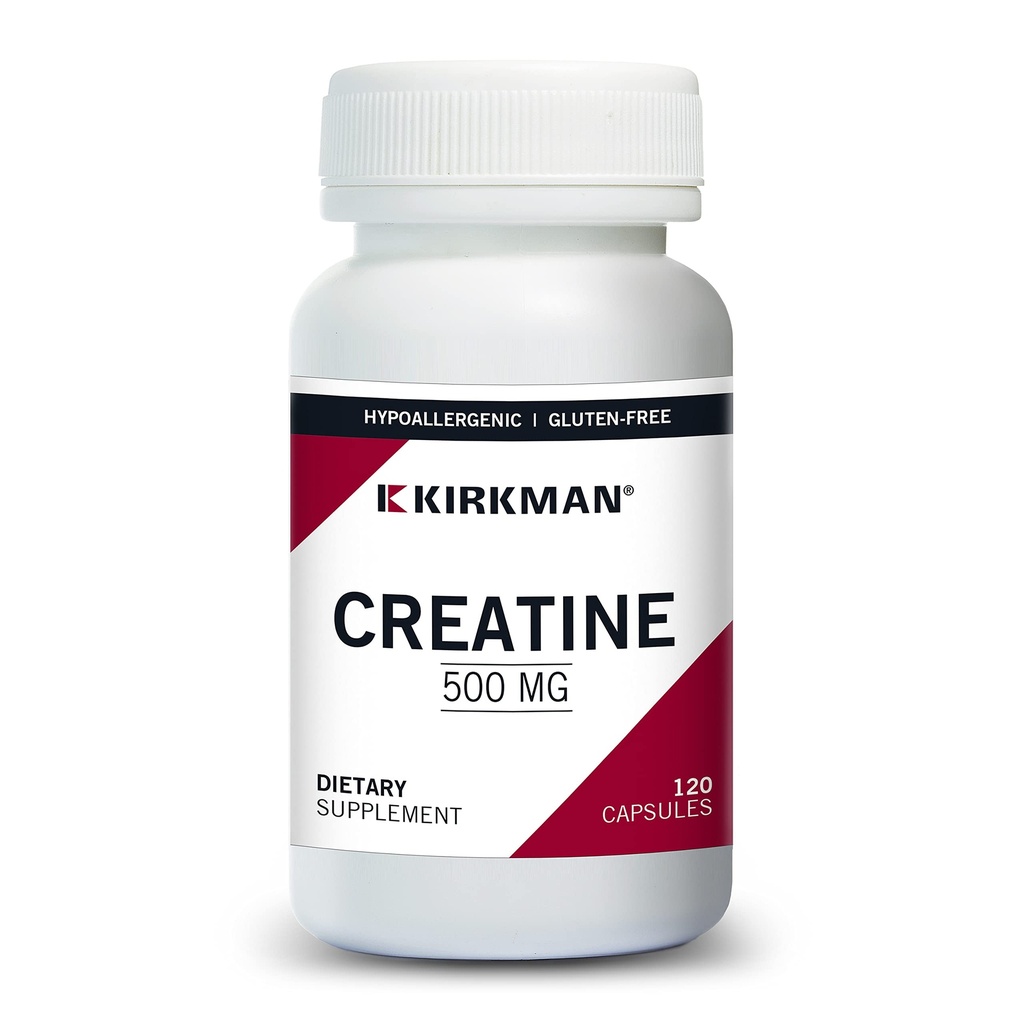Kirkman Creatine 500 mg - 伪致病性 | 120 食草动物 | 氨基酸