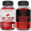 亚特兰蒂斯营养塔 樱桃 60 Gummys + Testosterone Booster 2-Pack (120 Gummys)