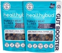 健康布丁 土耳其狗 Probiotic Chews - Gut 健康支持 - Prebiotic, Fiber & Vitamin, Pupppy Liver Bites for Scientific Stomach, Dog Stoogle Hardener (每包2-Pack4.6oz)