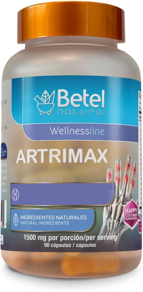 Betel天然Artrimax Premium Arnica, Curcuma, Glucosamine 健康关节-90卡普勒