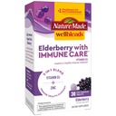 大自然用ImmuneCare、维生素D3和锌制成Wellbunds 长老莓,配有Perderberry Flavor,30块快速溶解片