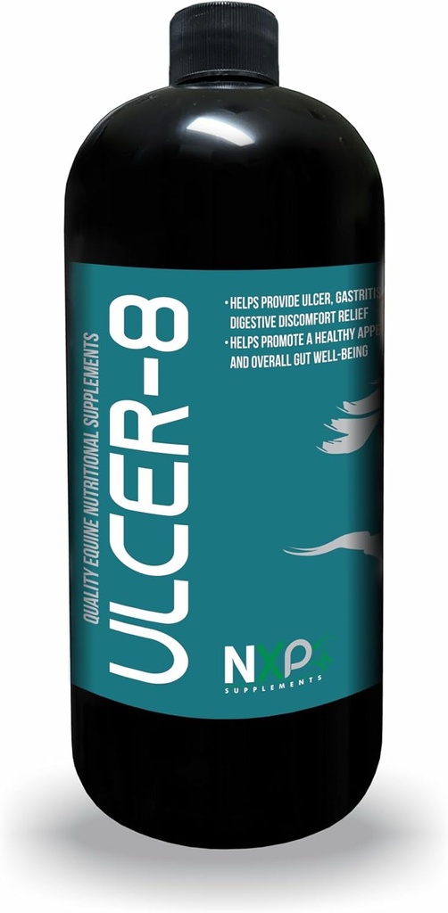 Ulcer-8 - Ulcer Gastritis & Colic Relief Appetite 对马的文摘增刊, NXP 增刊 - 1 Quart (32 oz)