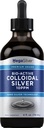 Piping Rock Colloidal Silver Liquid Drops = 10 ppm = 4 oz = 生物活性精度 分级 纳米银技术 = + 非GMO, Gluten Free