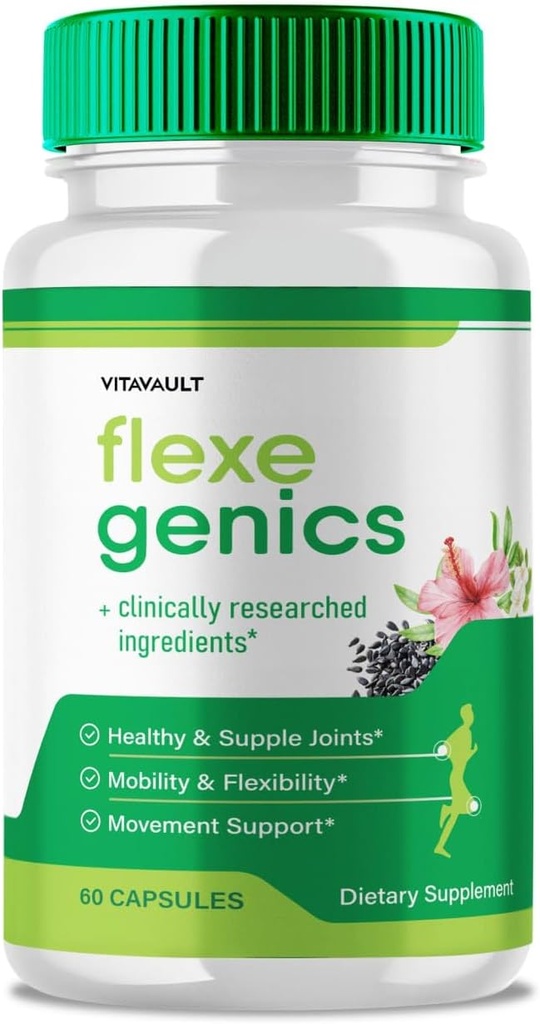 Flexegenics Capsules, Flexegenics 补充药剂, Flexegenics - 最大强度, FlexeGenics 高级公式药剂, FlexeGenics 所有自然公式, Flexegenics 药剂审查(60 Capsules)