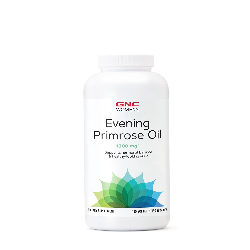 GNC 女性晚间Primrose Oil(EPO) 1300 mg → 支持激素平衡,豁免,健康皮肤和心脏健康 → 每日维生素 → 180软胶卡普苏尔