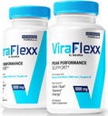 (2 Pack) ViraFlexx for Men, Pro Capsules, 雄性性能支持500mg, 支持整体健康的所有自然饮食补充,审查(120 Capsules)