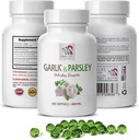 防氧化剂补充剂 -- -- GARLIC和PARSLEY ODORLESS FORMULA -- -- 大蒜补充剂、大蒜和大蒜补充剂、大蒜补充剂、无味大蒜补充剂、大蒜补充剂 -- -- 1B 100软胶