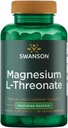 Swanson Mgnesium L-Threonate - 矿物补充品促进神经系统健康 - 可支持认知健康、学习和记忆 - (90 Veggie Capsules)