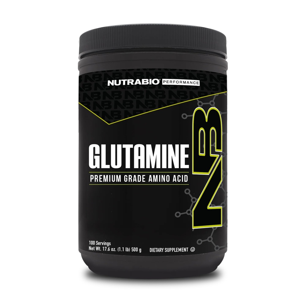 NutraBio纯L-Glutamine Powder,100 services L-Glutamine Supplements,氨基酸,纯品级,Glutamina,绝对不添加剂,填充剂或兴奋剂,肌肉恢复补充-(500格拉姆)