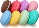 Coolrunner Macaron Case, 迷你 Macaron Box, Macaron 可爱药盒, 彩色 Macaron 珠宝存储箱, 形状存储箱 Candy Cute Pill Case Organization( 8PCS) 集装箱