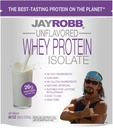 Jay Robb Whei 隔离蛋白粉,低卡布,Keto,蔬菜,Gluten Free,Lactose Free,无糖添加,无肥,无豆,无人工,非GMO,最佳口味(5英镑,无味)