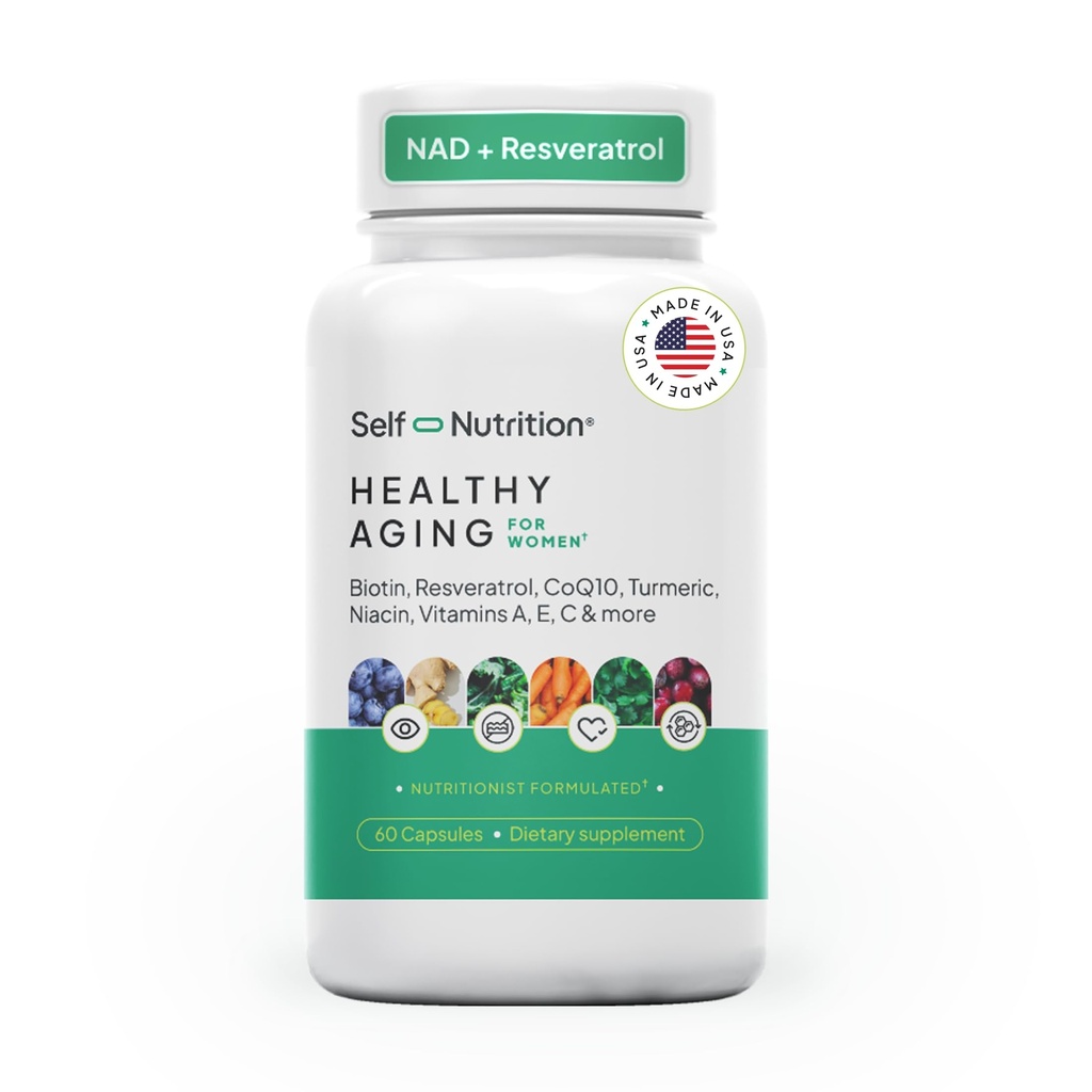 妇女健康老龄化补充剂 -- -- 抗病毒素、NAD、Collagen促进剂、Biotin、Hyaluronic Acid & More。 细胞健康、美丽、长寿 -- -- 美国、Vegan、60个卡普尔。