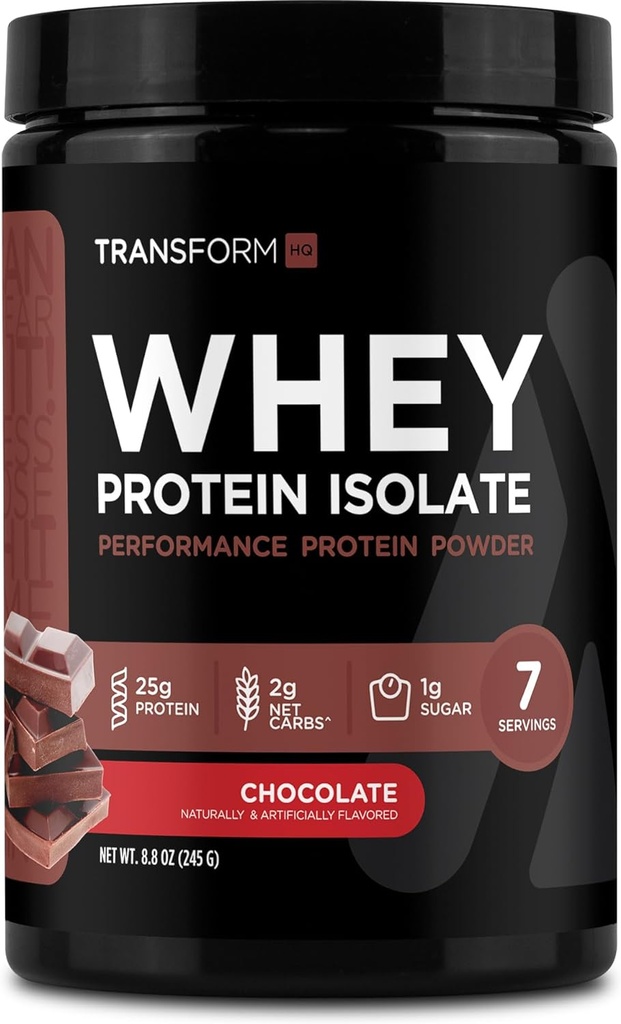 变形总部 Whey 蛋白质隔离剂(WPI) 巧克力 Flavored 7 services - 性能蛋白粉