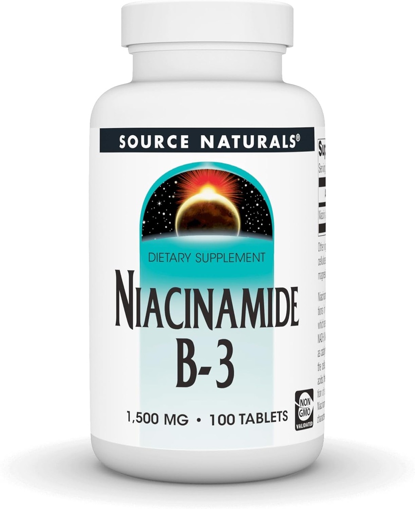 来源: Naturals Niacinamide B-3-1500 毫克,100 片