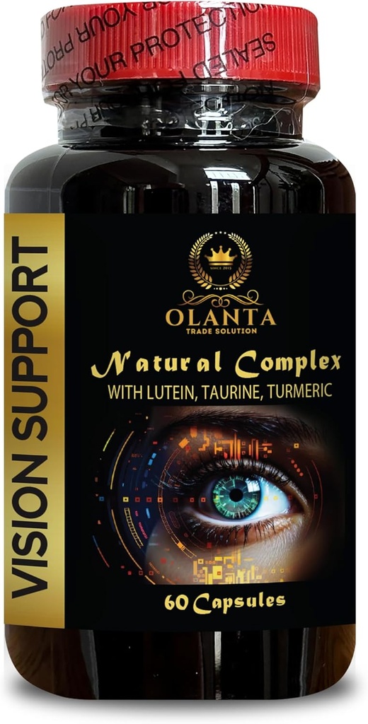 Lutein Complex - Vision Support Complex - Vision Supplements 有机,眼维生素和矿物补充,陶林补充人类,牛奶硝酸盐提取 - 1瓶