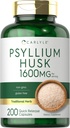 Carlyle Psyllium Husk Capsules 1600mg → 200 伯爵 → 高概率纤维补编 → Non-GMO, Gluten Free