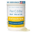 Colostrum Gut Health, Bloating, hair growth, 肌肉复苏, 免疫支持 - 在美国制造的不受欢迎的Bovine Colostrum Powder, Non-GMO, Gluten Free, 每人3格拉姆 - 83名服务者