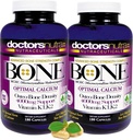 (Pack of 2) Calcium 1000 milgrams 配有 4000 milgrams MCHC 由 Nutra Nutraceuticals 医生加 K1. K2, 镁, 维生素D, 锌, 以及更多 的全钙最大骨力支持