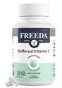 FREEDA 缓冲维生素C 500mg – 非碳化钙 Ascorbate – 免疫支持和抗氧化剂 – Kosher, Gentle on Stomach – 100 Capsules