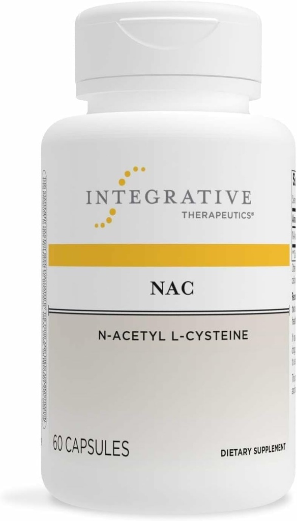 综合疗法 NAC - 呼吸和肺功能抗氧化剂辅助剂* - 无糖乳制品 - 60 Capsules(60种服务)