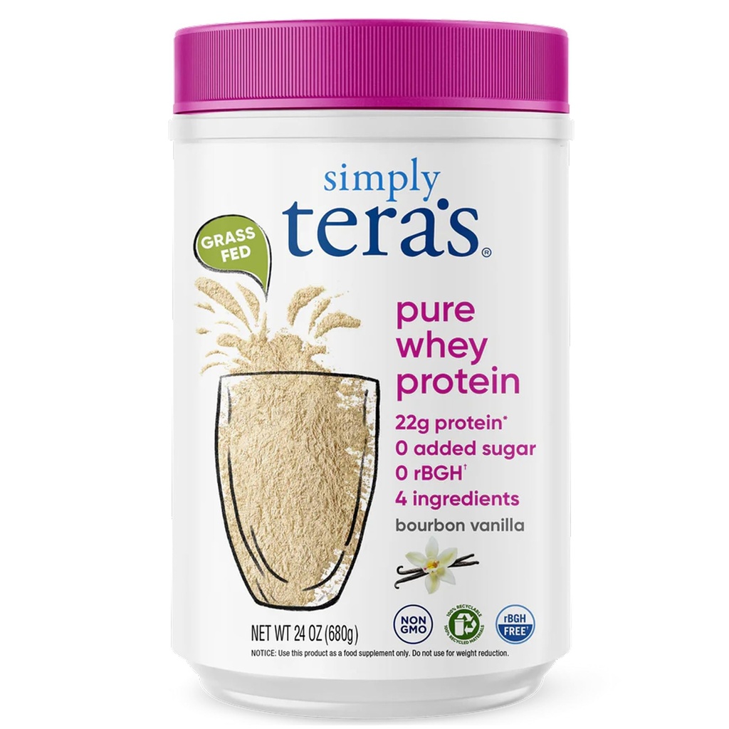 (原始内容存档于2018-07-21) (中文(中国大陆) ). Just Tera's Pure Whey protein Powder - Grass Fed Vanilla Whey protein Powder, clean, made without artifical sweeteners, Non-GMO, Kosher, rBGH-free, Soy-free - 24 Oz.