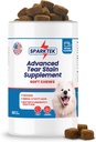 泪水吞软咀嚼 支持狗眼护理 增强与Lutein Omega-6 Omega-3 Cranberry 提取帮助 消除泪水吞噬 润滑眼部和支持过敏系统