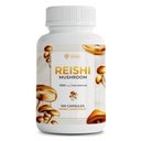 SIRUNES Reishi蘑菇盖 – 100-Count Reishi蘑菇压力和免疫支持补充剂 – 1000mg 高Strength 适应性蘑菇盖 – 非GMO和天然